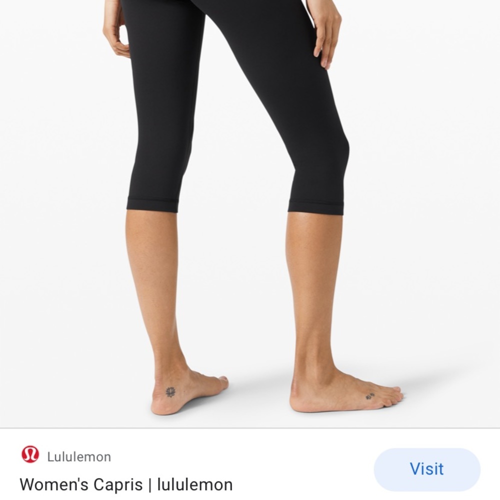 Lululemon Size 2 calf length